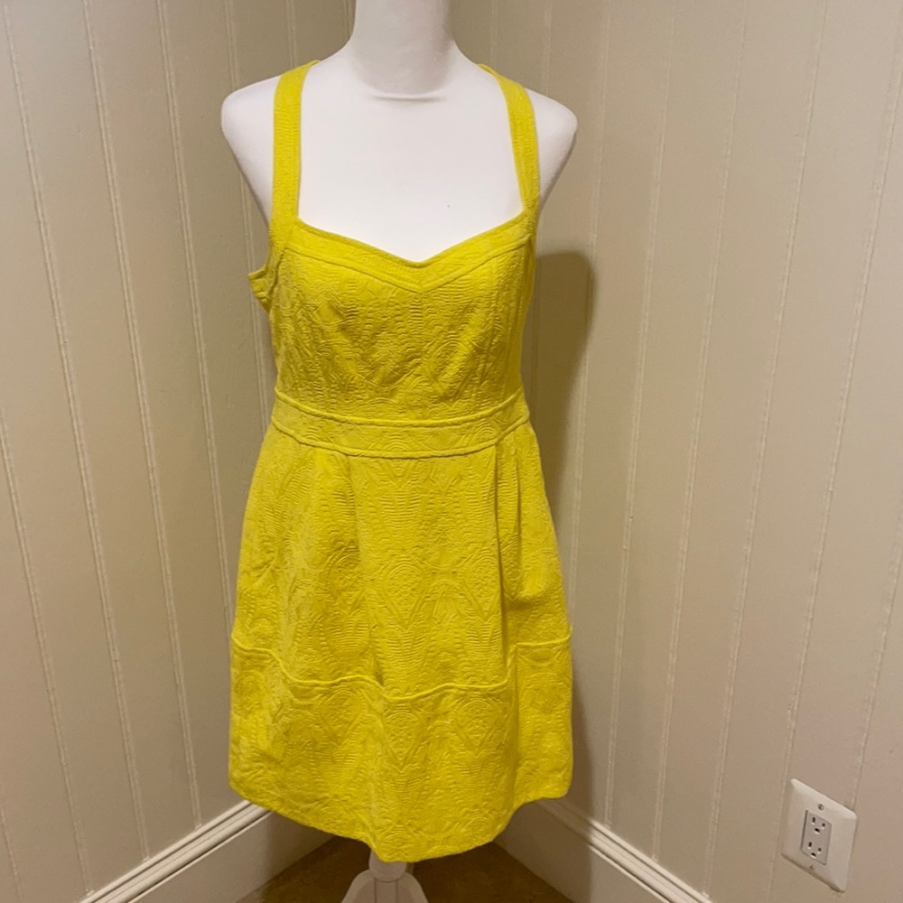 Nanette Lepore-Bergdorf Goodman Yellow sundress